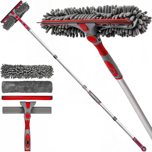 Ultimate Rotatable Cleaning Tool 🧹✨ – Extendable, 360° Spin for Home & Office, Effortless Deep Cleaning!